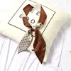 Ins fita de cetim da Coreia do Sul lenço feminino tira estreita fita decorativa multiuso versátil cinto lenço fino pequeno