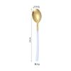 Cuchara de acero inoxidable, cuchara de postre espesa al estilo coreano, cuchara de café, cuchara para revolver de mango largo, cuchara linda, cuchara, cuchara, cuchara, cuchara, cuchara, cuchara, cuchara para sopa