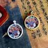 Promoção Imperdível Xizang Nepalesa Thangka Puro Pintado à Mão Vidas Passadas e Presentes Núcleo de Cartão 3.5