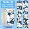 500 Pegatinas Populares en Rollo Colección Estilo Ins Lindos Dibujos Animados Set para Diario Pegatinas Decorativas Pegatinas para Sellar
