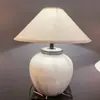 Ornamento de Vento Silencioso Estilo Japonês Sala de Estar Estudo Luminária de Cabeceira Pote de Porcelana Feito à Mão Vasos de Flores Luminária de Mesa de Cerâmica para Hotel Pousada