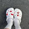 Accesorios Transfronterizos DIY para Zapatos Crocs, Amuletos Populares con Tema de Tomate para Zapatos, Estilo Dulce y Genial para Niñas, Clips de Gato 3D para Zapatos