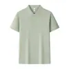 Camisa Polo de Algodón de Fibra Larga con Sensación de Hielo de Secado Rápido para Verano con Impresión de Logo Personalizado para Grupos Corporativos