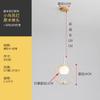 Lámpara de araña pequeña de madera maciza nórdica Ausway con forma de pájaro, sencilla y moderna, para escalera, restaurante, bar, dormitorio creativo, mesita de noche, LED