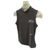 XIA'X Xiaxia Chica Simple Cuello Alto Sin Mangas Temperamento Versátil Color Sólido Ropa Exterior Capa Base Chaleco Espalda Bonita Ropa Interior