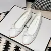 Nuevos Zapatos Planos Casuales Estilo Chanel con Lazo Bloque de Color Piel de Oveja para Mujer, Zapatos de Ballet Planos de Punta Redonda con Patrón de Diamantes