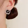 Moda Francesa de Luxo Leve High-end Clipe de Orelha Pequeno Estilo Perfumado Totalmente Cravejado de Diamantes Exquisite Acessórios de Orelha Super Brilhantes Versáteis sem Furos