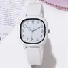 Reloj para Mujer de Comercio Exterior Más Vendido, Estilo Universitario, Reloj Cuadrado Moderno y Casual, Reloj Versátil y Sencillo para Mujer al por Mayor
