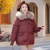 Abrigo de algodón suelto de invierno para mujeres de mediana edad 2026 nuevo estilo chaqueta de algodón cálida engrosada a la moda para mujeres de mediana edad y mayores