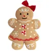 Almohadas de peluche navideñas novedosas transfronterizas: hombre de jengibre, bastón de caramelo, caramelo de menta, árbol de Navidad, muñeco de nieve, cojines de sofá de Papá Noel