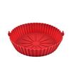 Molde de Silicona para Hornear para Freidora de Aire, Plato de Silicona para el Hogar, Molde Redondo para Hornear, Olla para Hornear, Cojín para Olla para Freír con Aire, Almohadilla de Silicona