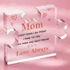 Adornos Decorativos Acrílicos Nuevos Transfronterizos Regalos para el Día del Padre, Día de la Madre, Acción de Gracias para Padre y Madre