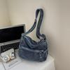 Bolso de Mezclilla Transfronterizo para Mujer 2025 Nuevo Casual Versátil Bolso de Hombro Cruzado Bolso Tote Retro Clásico para el Trabajo