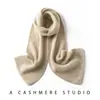 Bufanda Nueva de Cachemira para Otoño e Invierno Color Sólido Tejida Engrosada Cálida Protección para el Cuello Chal de Cachemira Largo para Mujer Venta al por Mayor