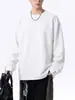 Sudadera con capucha de color liso estilo americano para hombre, nueva colección 2026, diseño moderno cleanfit, cuello redondo, estilo holgado y casual