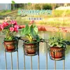 Oferta Especial Simple Ampliado y Engrosado Colgador Colgante para Repisa de Ventana Barandilla de Balcón Estante para Macetas Pothos Estante Colgante para Macetas con Flores Estante para Barandilla de Flores