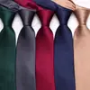 Corbata de color sólido en stock nueva corbata casual de negocios para hombre accesorios de traje 8 cm corbata hecha a mano fabricante de corbatas de color sólido