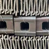 Para-lamas de bitola ferroviária, para-lamas de bitola ajustável, para-lamas laterais internos e externos, para-lamas de bitola espessados para trilhos curvos