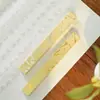 Peso de Papel de Latão Porta-Canetas Descanso para Pincéis Tinta Sólida Mancha Estampa Dourada Porta-Pincéis Porta-Canetas Mini Multifuncional Estudo Quatro Tesouros