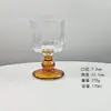 Copas de Vino Vintage con Rayas Verticales, Copas de Pie Alto para Jugos y Bebidas, Copas de Champaña, Copas de Vino con un Ambiente Único