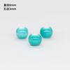 Cuentas Sueltas de Cerámica Jingdezhen Color Caramelo de 8 mm Esmalte de Color Material para Tejer Joyería DIY Pulsera Personalizada