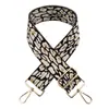 Nuevo accesorio de bolso de cinco cm con estampado de leopardo dorado y correa ancha para el hombro Correa decorativa ajustable de repuesto Correa larga reducción de carga
