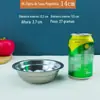 Bacia de sopa de aço inoxidável Chaozhou espessada não magnética para uso doméstico 18cm20 bacia de ferro de aço inoxidável tigela de sopa pequena bacia com bacia magnética para vegetais