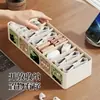 Artefacto Organizador de Cables de Datos de Escritorio Compartimento para Cable Cargador Enrollador de Cables de Teléfono Caja de Almacenamiento para Cables de Alimentación
