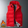 Colete de algodão e lã de cordeiro M-10XL masculino outono e inverno esportivo de alta qualidade novo com forro de fleece quente plus size colete de outer wear