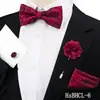 Conjunto de Gravata Borboleta e Lenço Quadrado Masculino com Padrão Escuro Retrô, Acessórios para Traje de Casamento, Gravata Borboleta Paisley, Mais Vendido na Amazon
