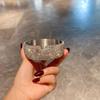 Cenicero Creativo Personalizado de Lujo Ligero con Incrustaciones de Diamantes de Aleación de Aluminio y Cristal, Adornos de Escritorio, Cenicero de Alto Valor para Oficina y Hogar