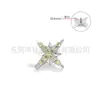 Aretes de Aleación de Titanio G23 Estrella de Nueve Puntas, Clavos para Cartílago de la Oreja, Clavos para la Lengua, Clavos para el Labio, Clavos para la Ceja, Clavos para el Pezón, Joyería Piercing Personalizada al por Mayor