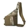 Bolsa Táctica Multifuncional para Pecho al Aire Libre Bolso Cruzado de un Solo Hombro Ajustado Antirrobo Almacenamiento Invisible Bolsa de Correa Bolsa de Agente Bolsa de Viaje