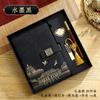 Set de Regalo de Caja para Cuaderno A5 de Negocios con Logo Personalizado, Productos Culturales y Creativos para Maestros, Estilo Chino, Bloc de Notas de Estilo Antiguo, Libro de Registro, Planificador