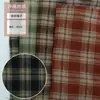 Tela de algodón lavada a cuadros teñida en hilo lista para primavera y verano para ropa de hombre, mujer y niños, camisas