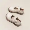 Zapatos Casuales de Cuero para Niñas, Zapatos de Princesa para Niños, Nuevo Estilo Primavera 2026 Zapatos para Bebé Niña, Zapatos Planos Estilo Bosque para Niñas Suela Suave