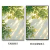 Pintura Decorativa para Vestíbulo de Plantas y Flores Pintura Colgante de Pared para Fondo de Sofá de Sala de Estar de Lujo Ligero Moderno Pintura Fresca y Sencilla para Restaurante