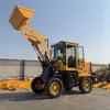 Exportación a Australia 920 Tipo Pequeña Cargadora Hidráulica de Cuatro Ruedas Cosecha de Granos Multiusos Pequeña Cargadora Compacta Agrícola