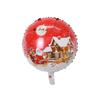Caja de Regalo Nueva Transfronteriza Papá Noel Globo de Película de Aluminio Decoración de Atmósfera Navideña Globo de Película de Aluminio de Ensamblaje Estéreo
