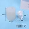 Molde de Silicone Raposa Filhote Fofo Desenho Animado Gesso Carro Ornamento DIY Pedra de Expansão Aromaterapia Artesanal