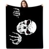 Manta Flannel Digital Impresión Halloween Cómoda Suave Cálida Terciopelo Doble Cara Pequeña Manta Aire Acondicionado Manta Sofá