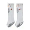 Calcetines largos para bebé para otoño e invierno, Clase A, calcetines antideslizantes hasta la rodilla para niños pequeños, para niños y niñas, calcetines de piso para niños, calcetines para bebé