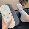 Primavera e Verão Novo Meia de Malha Pequeno Laço Invisível Atacado Versátil Estilo Coreano Dongdaemun Meia Sapatilha Meia Fina Feminina