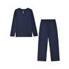 Novedad Otoño e Invierno para Hombre Conjunto de Pijama y Ropa de Casa de Modal Traje de Pantalón y Camisa de Manga Larga
