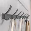 Perchero transfronterizo sin perforar para ropa, perchero, toallero, baño, cocina, almacenamiento de aluminio, Amazon