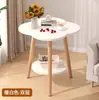 Mesa de Centro Pequeña para Mirador, Mesa de Té Pequeña para Balcón, Mesa Pequeña de Tatami para Piso de Dormitorio, Escritorio, Mesa Baja, Mesa Auxiliar Simple, Mesa Kang