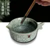 Lavador de pinceles Yidege, Portalápices, Caja para almohadilla de tinta, Set de la Serie Ge Ware, Piedra de entintar, Plato de tinta de cerámica, Los Cuatro Tesoros del Estudio, Tinta, Portalápices