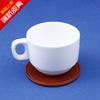 Posavasos Impermeable de PU Personalizado por el Fabricante para Café Té Antideslizante para el Hogar Posavasos de Cuero Almohadilla Aislante Gruesa Individual Cuadrado Redondo