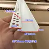 Acabamento de borda em PVC em forma de Z tira plástica para cartão linhas divisórias decorativas para placa de gesso junta de processo para teto suspenso ranhura em forma de U