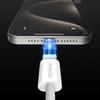 Compatible con cable de datos trenzado de carga rápida PD con puerto doble tipo C de Apple 15promax y doble USB-C para iPhone 15.